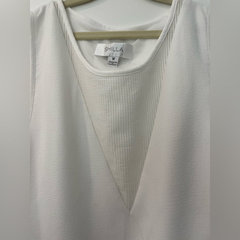 White dress short dress